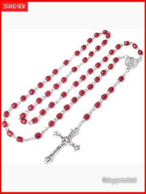 Handmade Rosary Beads Birthstone Colors Catholic Jewelry for Prayer